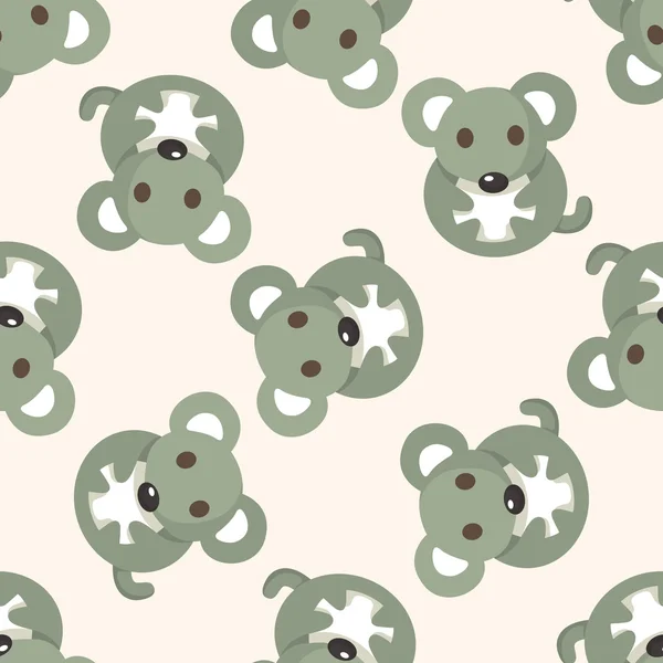 Animal mouse cartoon ,seamless pattern — Stock Vector