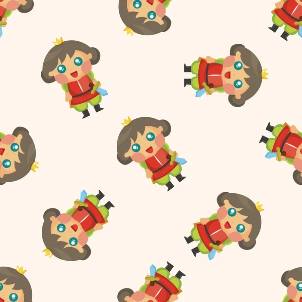 Royal theme prince, seamless pattern — стоковый вектор