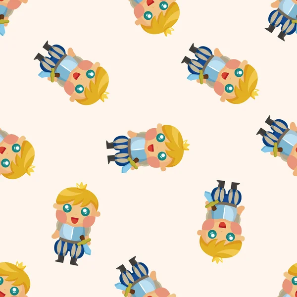 Royal theme prince, seamless pattern — стоковый вектор