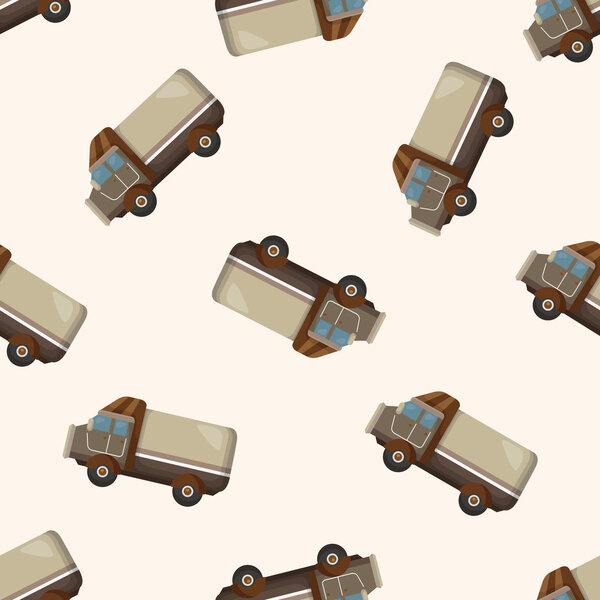 грузовик, бесшовный шаблон

