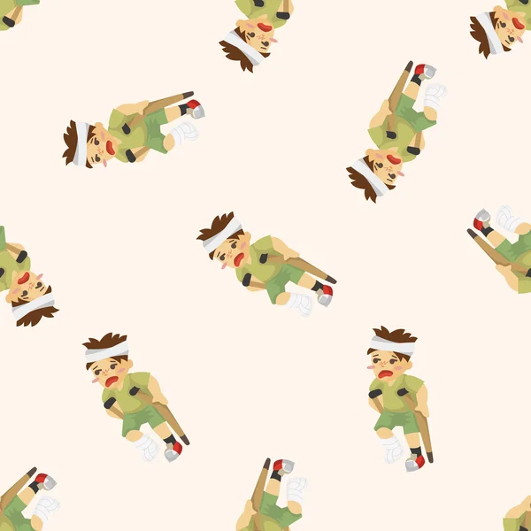 Patient, seamless pattern — стоковый вектор