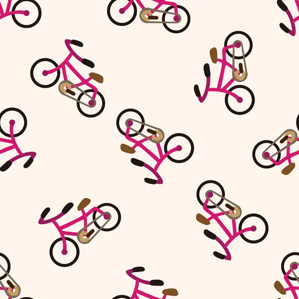 Icône de vélo de transport 10, motif sans couture — Image vectorielle