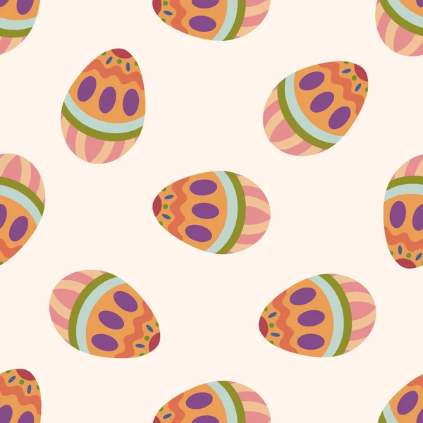 Easter egg icon 10,seamless pattern — Stock Vector