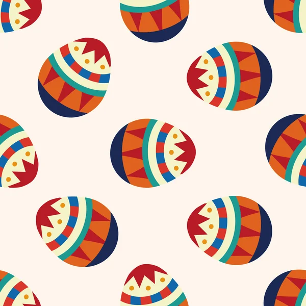 Easter egg icon 10,seamless pattern — Stockový vektor