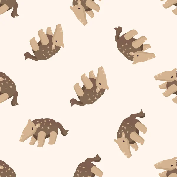 Animal Pangolin icône, 10, motif sans couture — Image vectorielle