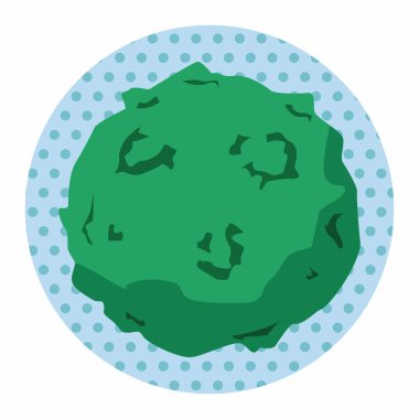 Uzay gezegen düz simgesi öğeleri arka plan, eps10