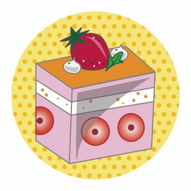 Dekorasyon kek Tema öğeleri vektör, eps10