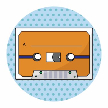 Audio thema elementen vector, eps