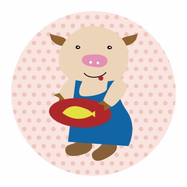 Üç küçük domuz Tema öğeleri