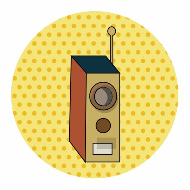 radyo Tema öğeleri vektör, eps