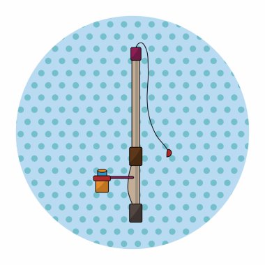 Balıkçılık çubuklar Tema öğeleri