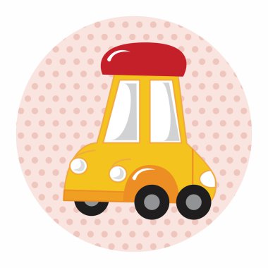 ulaşım araba tema öğeleri vektör, eps