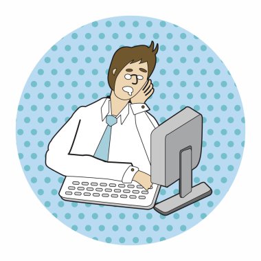 Ofis çalışanları Tema öğeleri 
