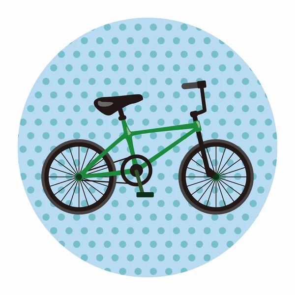 Fiets cartoon design elementen vector — Stockvector