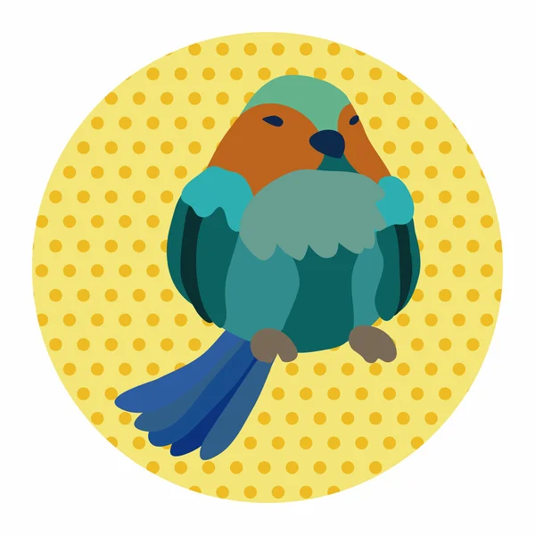 Vector de elementos de diseño de dibujos animados aves — Archivo Imágenes Vectoriales