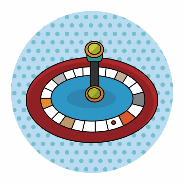 Casino roulette temaelement — Stock vektor