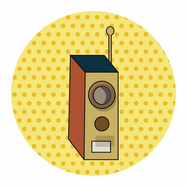 Radio tema elementos vector, eps — Vector de stock