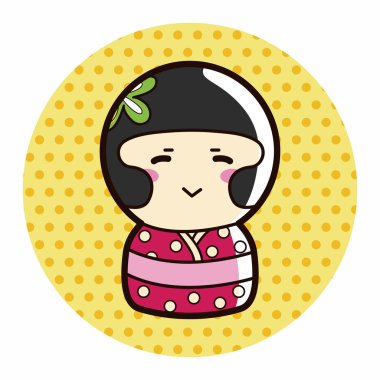 kişi karakter Japon Tema öğeleri