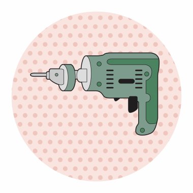 iş aracı makine Tema öğeleri vektör, eps