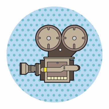 video kamera Tema öğeleri vektör, eps