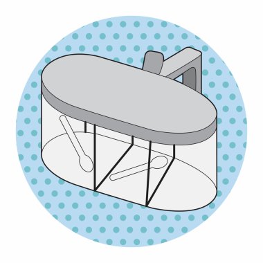 mutfak eşyaları biber büyük tema öğeleri vektör, eps