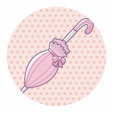 Şemsiye şemsiye Tema öğeleri vektör, eps