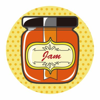 reçel Tema öğeleri vektör, eps