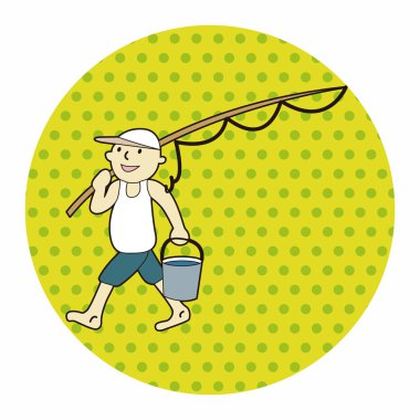 balıkçı çizgi film Tema öğeleri