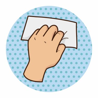 Kağıt Tema öğeleri vektör, eps tutan el