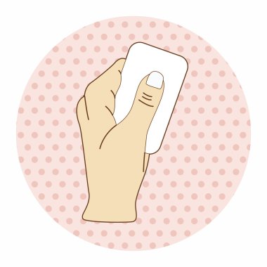 Kağıt Tema öğeleri vektör, eps tutan el