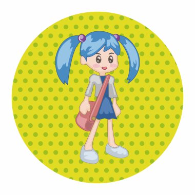 Alışverişçi Tema elemets vektör, eps