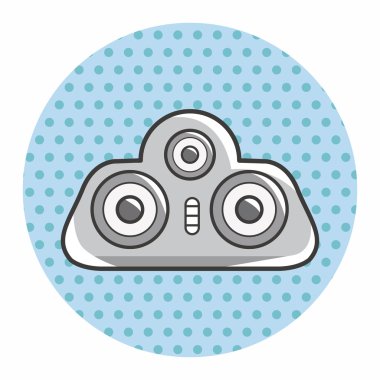 Stil radyo Tema öğeleri vektör, eps