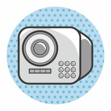 Stil radyo Tema öğeleri vektör, eps