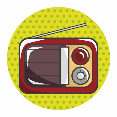 Stil radyo Tema öğeleri vektör, eps