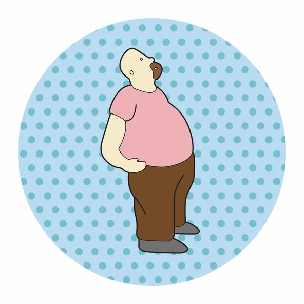 脂肪肝的主题元素 — 图库矢量图片