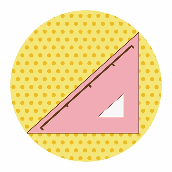 Sabit üçgen Tema öğeleri vektör, eps — Stok Vektör