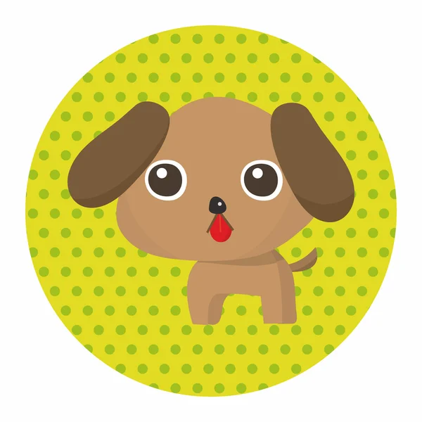 Animal Dog Cartoon Themenelemente — Stockvektor