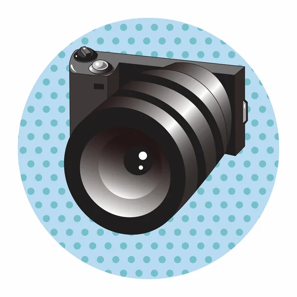 Éléments thème caméra vecteur, eps — Image vectorielle