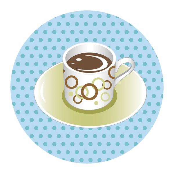 Éléments thème café vecteur, eps — Image vectorielle