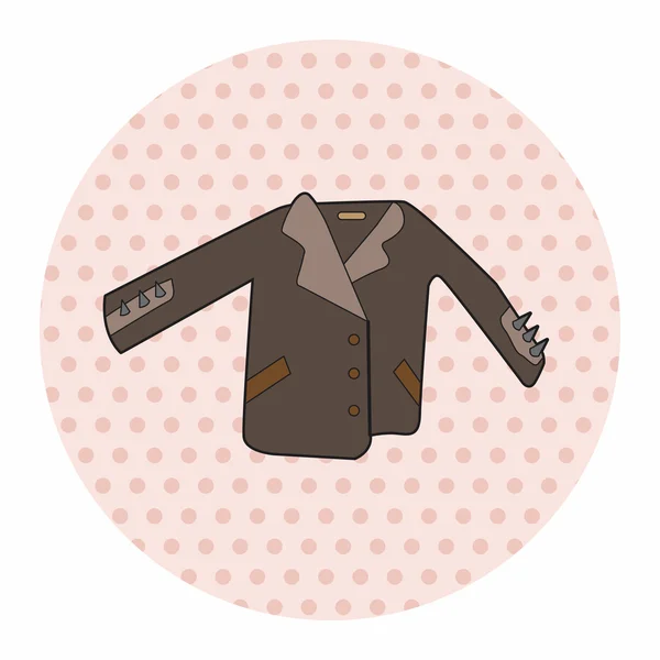 Rockmuziek kleding thema elementen vector, eps — Stockvector