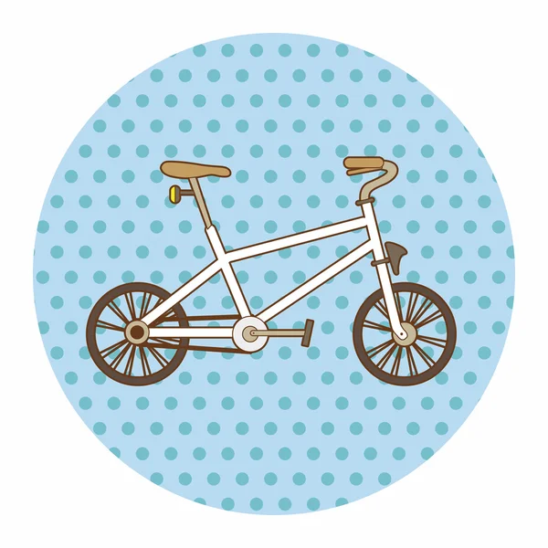 Transporte bicicleta tema elementos vector, eps — Archivo Imágenes Vectoriales