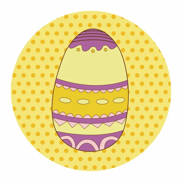 Easter egg thema elementen vector, schilderen eps — Stockvector