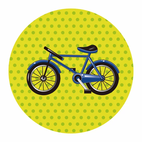 Éléments de thème vélo de transport vecteur, eps — Image vectorielle