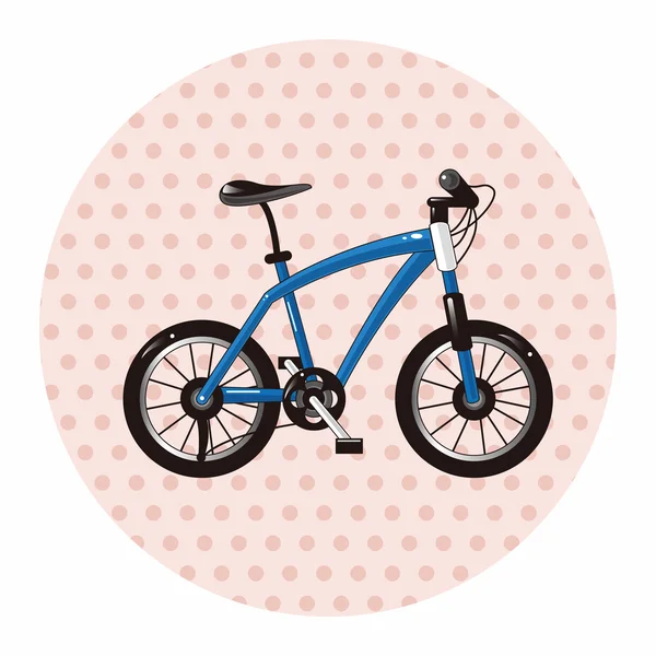 Transporte bicicleta tema elementos vector, eps — ストックベクタ