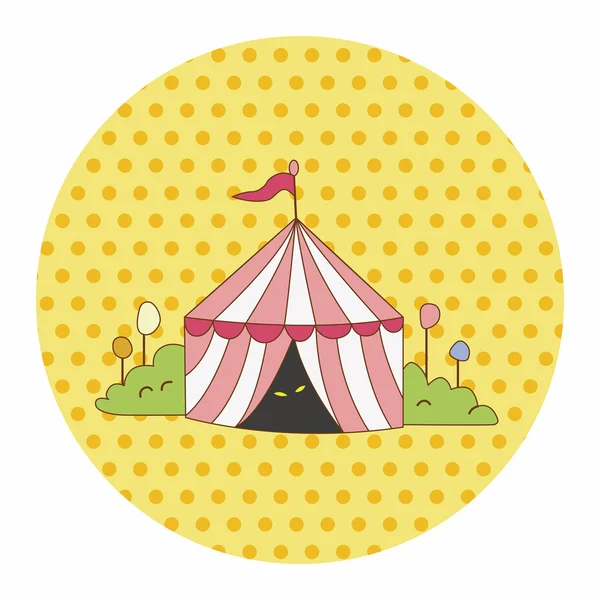 Circus tent theme elements vector,eps — Stock Vector