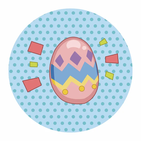 Pasqua pittura uovo tema elementi vettore, eps — Vettoriale Stock