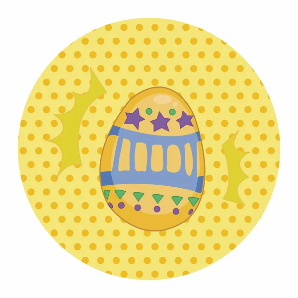 Easter painting egg theme elements vector,eps — Stock Vector