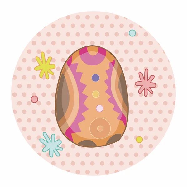 Easter painting egg theme elements vector,eps — Stock Vector