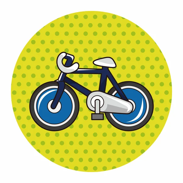 Transporte bicicleta tema elementos vector, eps — ストックベクタ