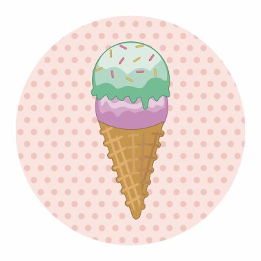 dondurma çizgi film Tema öğeleri